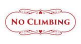 Signs ByLITA Designer No Climbing Sign