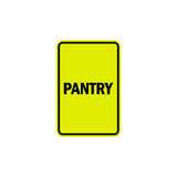 Portrait Round Pantry Sign
