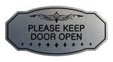 Victorian Please Keep Door Open Wall or Door Sign