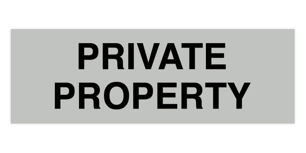 Signs ByLITA Basic Private Property Sign