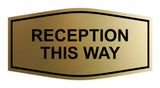 Signs ByLITA Fancy Reception This Way Sign