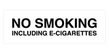 Signs ByLITA Basic No Smoking Including E-Cigarettes Sign