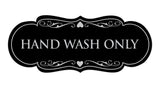Signs ByLITA Designer Hand Wash Only Sign