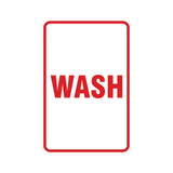Portrait Round Wash Sign