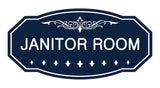 Victorian Janitor Room Sign