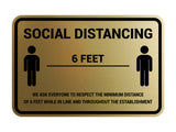 Classic Framed Social Distancing Sign