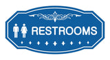 Victorian Unisex Restroom Sign