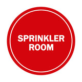 Signs ByLITA Circle Sprinkler Room Sign