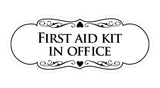 Signs ByLITA Designer First Aid Kit In Office Sign