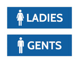 Signs ByLITA Basic Ladies and Gents Sign Set