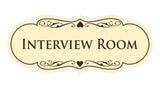 Signs ByLITA Designer Interview Room Sign