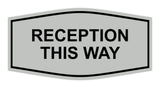 Signs ByLITA Fancy Reception This Way Sign