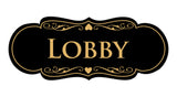Signs ByLITA Designer Lobby Sign