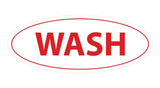 Oval Wash Sign