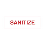 Signs ByLITA Basic Sanitize Sign
