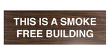 Signs ByLITA Basic This is A Smoke Free Building Sign
