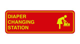 Signs ByLITA Standard Diapers Changing Station Sign