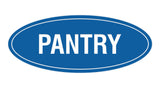 Signs ByLITA Oval Pantry Sign