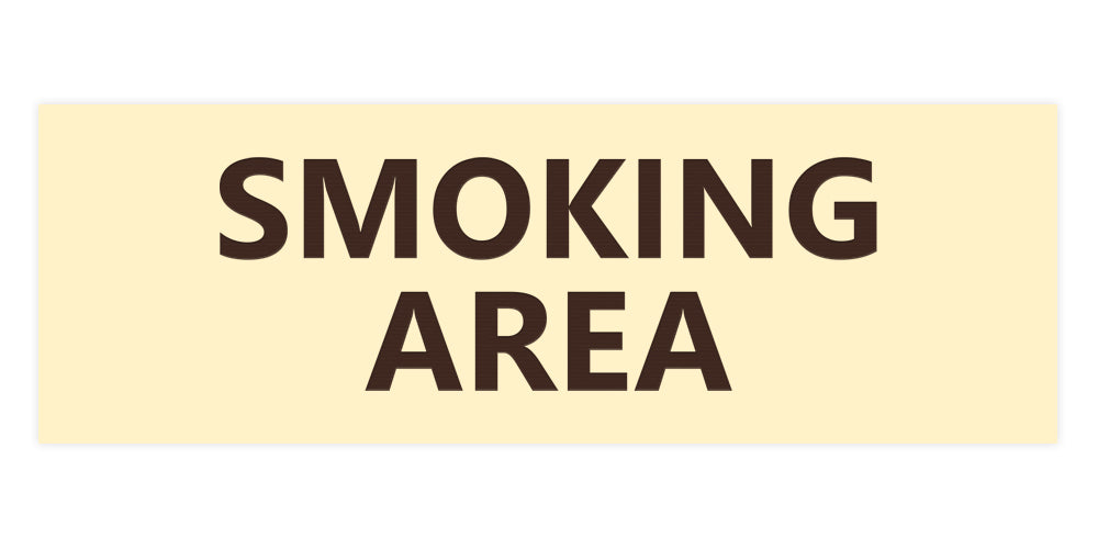 Signs ByLITA Basic Smoking Area