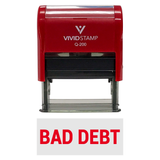 Bad Debt Self-Inking Office Rubber Stamp