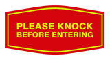 Signs ByLITA Fancy Please Knock Before Entering Sign