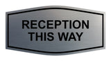 Signs ByLITA Fancy Reception This Way Sign