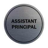 Signs ByLITA Circle Assistant Principal Sign