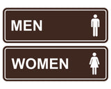 Standard Men Women Restroom Sign (Set of 2)