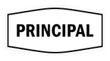 Signs ByLITA Fancy Principal Sign with Adhesive Tape, Mounts On Any Surface, Weather Resistant, Indoor/Outdoor Use