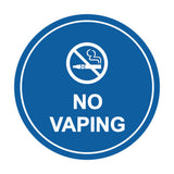 Signs ByLITA Circle No Vaping Sign