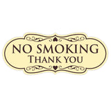 Designer NO SMOKING Thank You Sign