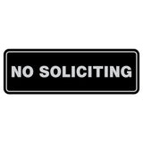 Standard No Soliciting Sign