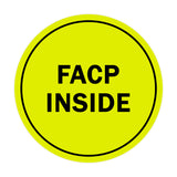 Signs ByLITA Circle FACP Inside Sign