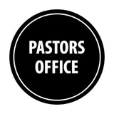 Signs ByLITA Circle Pastors Office Sign