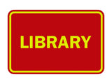 Signs ByLITA Classic Library Sign