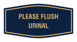 Fancy Please Flush Urinal Wall or Door Sign