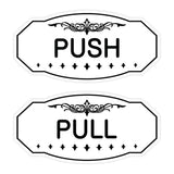 Victorian Push Pull Sign Set