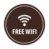 Signs ByLITA Circle Free WiFi Sign