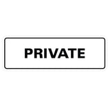 Standard Private Sign