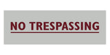 Signs ByLITA Basic No Trespassing Sign