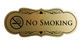 Signs ByLITA Designer No Smoking Sign