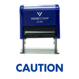 CAUTION Self Inking Rubber Stamp