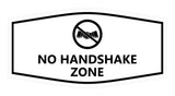 Signs ByLITA Fancy No Handshake Zone Sign