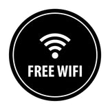 Signs ByLITA Circle Free WiFi Sign