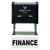 Finance Self-Inking Office Rubber Stamp