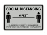 Classic Framed Social Distancing Sign