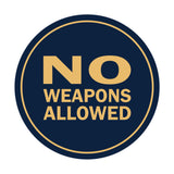 Signs ByLITA Circle No Weapons Allowed Sign