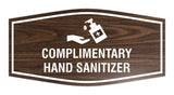 Fancy Complimentary Hand Sanitizer Sign