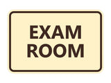 Signs ByLITA Classic Exam Room Sign