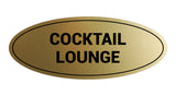 Signs ByLITA Oval Cocktail Lounge Sign